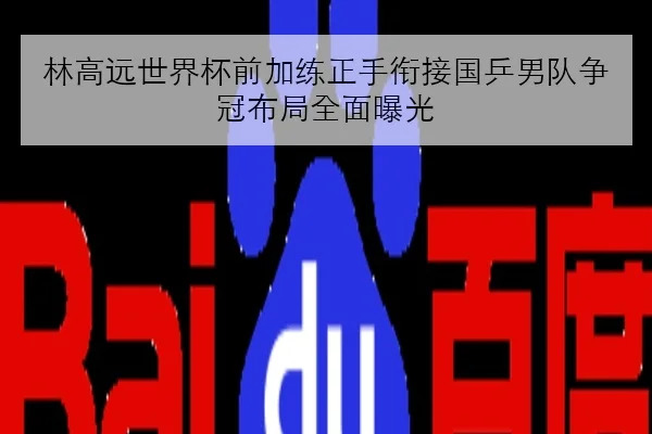 林高远世界杯前加练正手衔接国乒男队争冠布局全面曝光